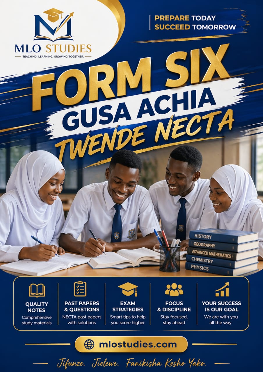 FORMSIX PREPARATION TOWARDS NECTA 2026