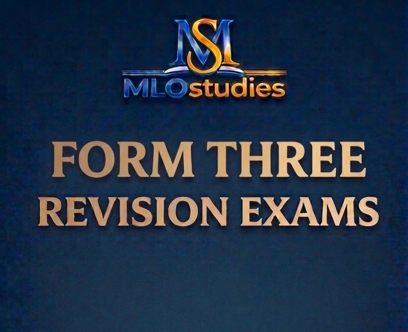 Form Three Revision Examination